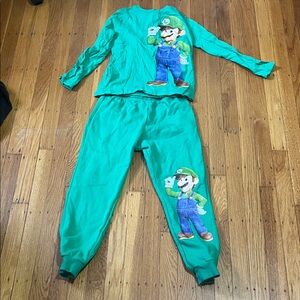 Green Luigi Sweatshirt Set